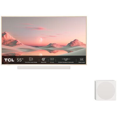 Telewizor TCL 55 A300 PRO NXTVision 55" QLED 4K 144 Hz Google TV AUDIO BANG & OLUFSEN