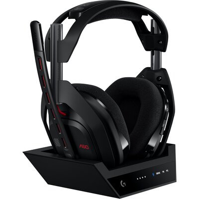 Słuchawki LOGITECH Astro A50 (Gen 5) Bezprzewodowe, Nauszne, Dźwięk przestrzenny Czarny