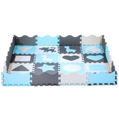 Mata piankowa NILS FUN MD03 30 x 30 cm (36 elementów) Miętowy