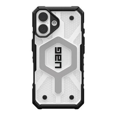 Etui UAG Pathfinder Clear MagSafe do Apple iPhone 16 Szary transparentny