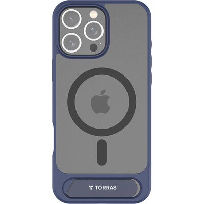 Etui TORRAS Pstand do Apple iPhone 16 Pro Niebieski