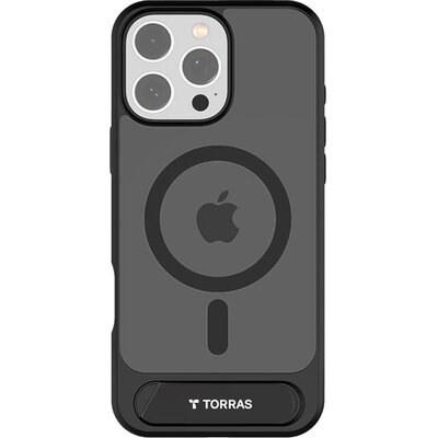 Etui TORRAS Pstand do Apple iPhone 16 Pro Czarny