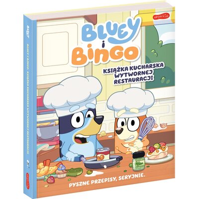 Książka Bluey i Bingo Książka kucharska Wytwornej Restauracji (twarda okładka)