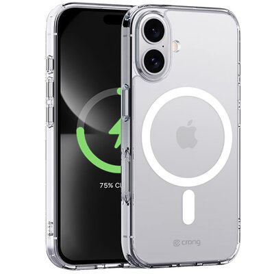 Etui CRONG Clear MAG Cover MagSafe do Apple iPhone 16 Plus Przezroczysty