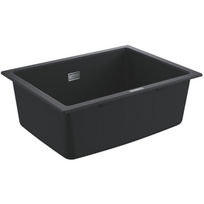Zlewozmywak jednokomorowy GROHE K700U 31655AP0 Czarny granit 46x61