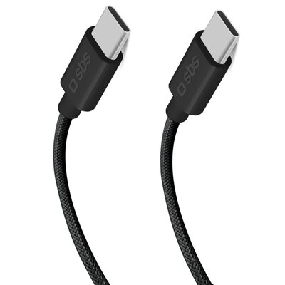 Kabel SBS USB-C - USB-C 100W 1.5m Czarny