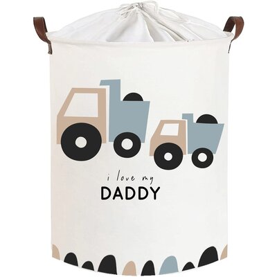 Kosz na zabawki SIPO Ciężarówki I Love Daddy XL