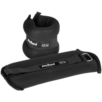 Obciążniki na ręce i kostki REBEL ACTIVE RBA-3500-0.5 (2 x 0.5 kg)
