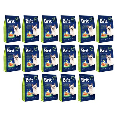 Karma dla kota BRIT Premium By Nature Sterilized Łosoś 16 x 1.5 kg