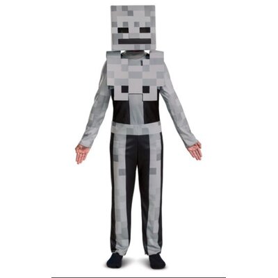 Strój karnawałowy DISGUISE Minecraft Skeleton Biały 125-135 cm