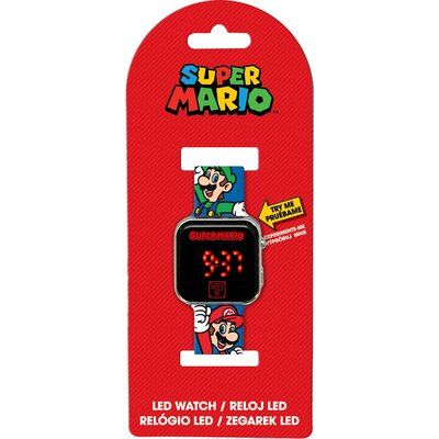 Zegarek KIDS EUROSWAN Super Mario z kalendarzem GSM4236