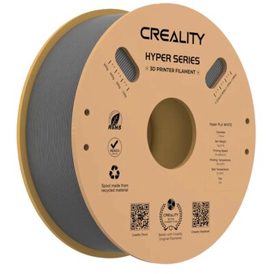Filament CREALITY Hyper PLA, Średnica 1.75 mm, 1 kg Szary