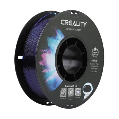 Filament CREALITY CR-PETG, Średnica 1.75 mm, 1 kg Przezroczysty niebieski