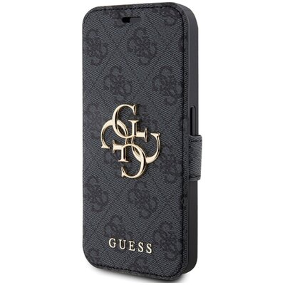 Etui GUESS 4G Metal Logo do Apple iPhone 15 Pro Szary