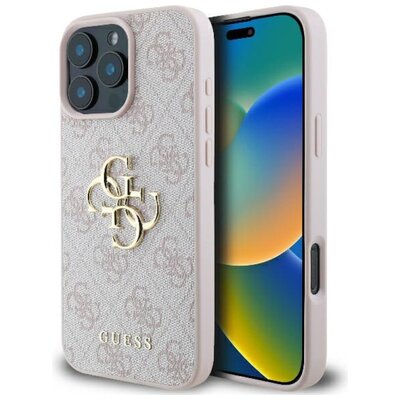 Etui GUESS 4G Big Logo do Apple iPhone 16 Pro Różowy