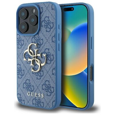 Etui GUESS 4G Big Logo do Apple iPhone 16 Pro Max Niebieski