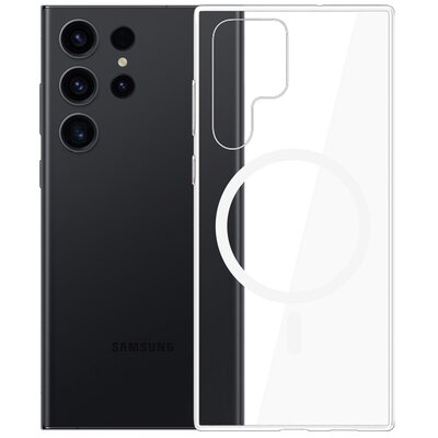 Etui 3MK Clear MagCase do Samsung Galaxy S23 Ultra Przezroczysty