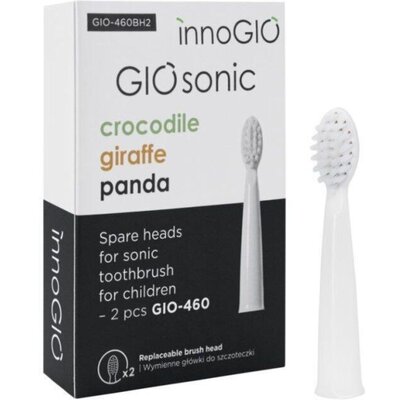 Oryginalna końcówka do szczoteczek sonicznych INNOGIO GIOsonic (2 szt) Biały (Miękkie włosie)