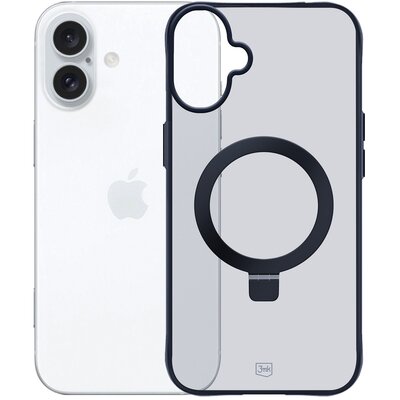 Etui 3MK Smoke Case Mag & Stand do Apple iPhone 16 Czarny