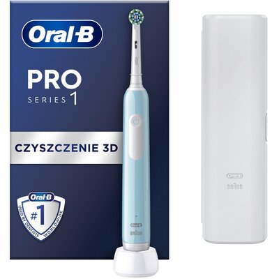 Szczoteczka rotacyjna ORAL-B Pro 1 Niebieski + Etui
