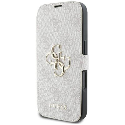 Etui GUESS 4G Metal Logo do Apple iPhone 16 Plus Różowy