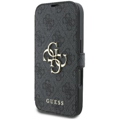 Etui GUESS 4G Metal Logo do Apple iPhone 16 Czarny