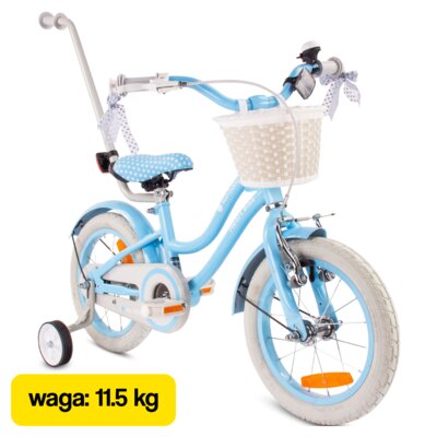 Rower dziecięcy SUN BABY Heart Bike 14 cali Błękitny Wzrost: 95-110 cm Wiek: 3-5 lat