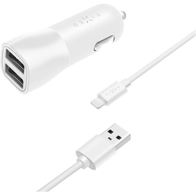 Ładowarka samochodowa FIXED FIXCC15-2UL-WH 15W Biały