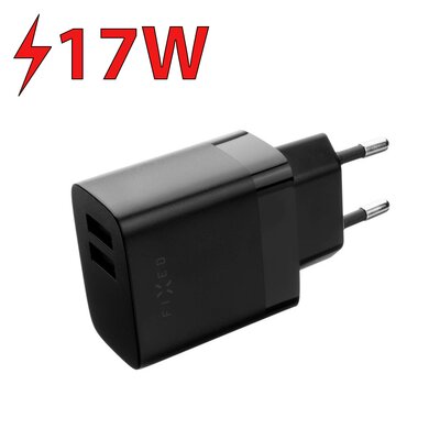 Ładowarka sieciowa FIXED FIXC17N-2UC-BK 17W Czarny