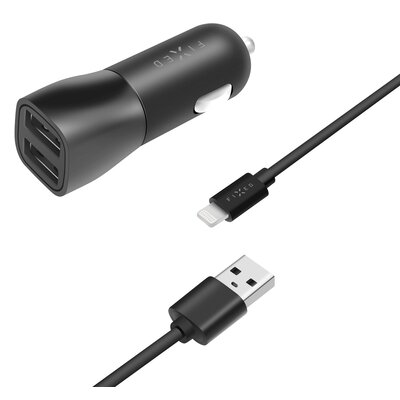 Ładowarka samochodowa FIXED FIXCC15-2UL-BK 15W Czarny