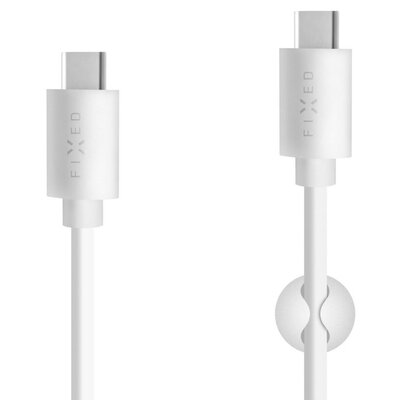 Kabel USB-C - USB-C FIXED 60W 2 m Biały