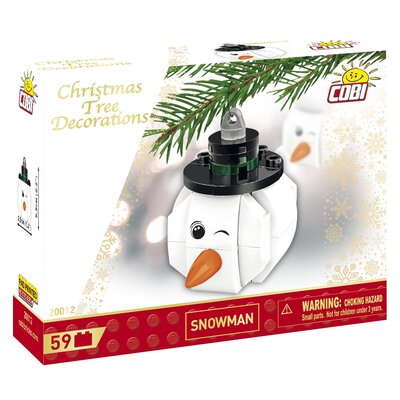 Klocki plastikowe COBI Christmas Tree Decorations Snowman COBI-20012