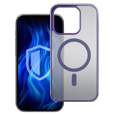 Etui 3MK Frosty MagCase do Apple iPhone 15 Pro Fioletowy