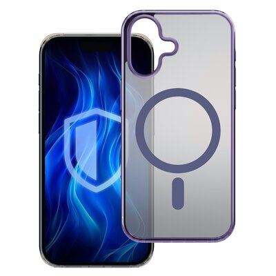 Etui 3MK Frosty MagCase do Apple iPhone 16 Plus Fioletowy