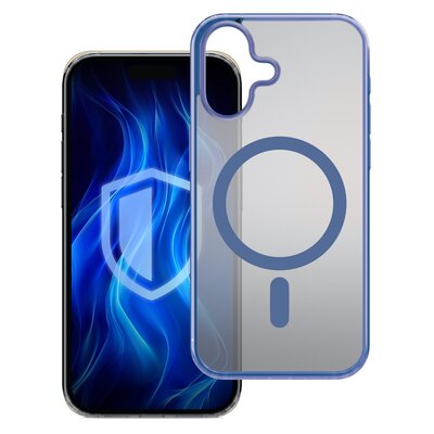 Etui 3MK Frosty MagCase do Apple iPhone 16 Plus Niebieski