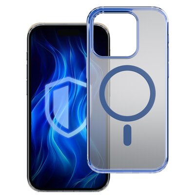 Etui 3MK Frosty MagCase do Apple iPhone 16 Pro Max Niebieski