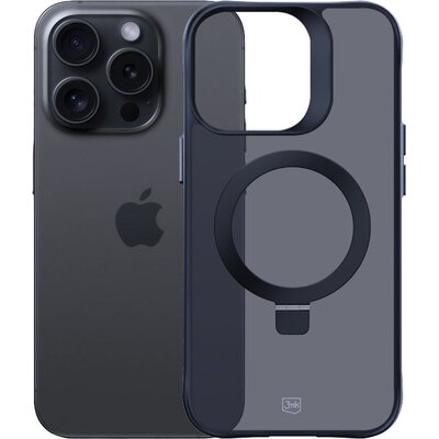 Etui 3MK Smoke Case Mag & Stand do Apple iPhone 16 Pro Czarny