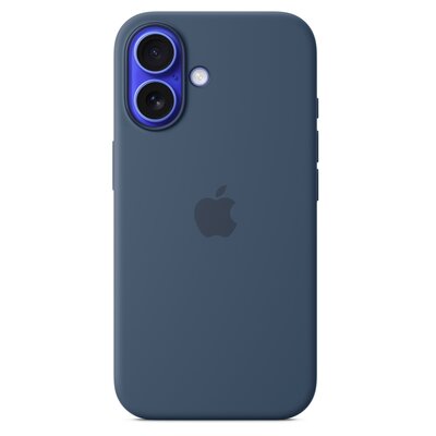 Etui APPLE Silicone Case MagSafe do iPhone 16 Denim