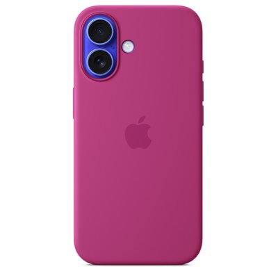 Etui APPLE Silicone Case MagSafe do iPhone 16 Żywy róż