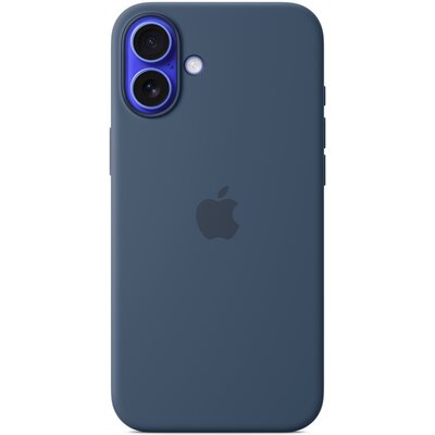 Etui APPLE Silicone Case MagSafe do iPhone 16 Plus Denim
