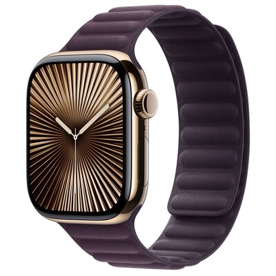 Pasek karbowany magnetyczny do Apple Watch (38/40/41/42mm) S/M Jeżyna