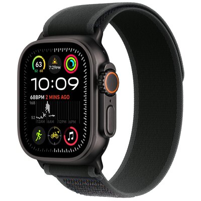 Pasek do Apple Watch (44/45/46/49mm) S/M Czarny (Tytan czarny)