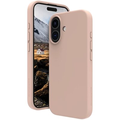 Etui DBRAMANTE1928 Monaco 2 MagSafe do Apple iPhone 16 Piaskowy róż