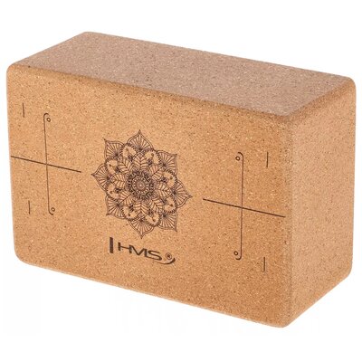 Kostka do jogi HMS KJ02 Brązowy