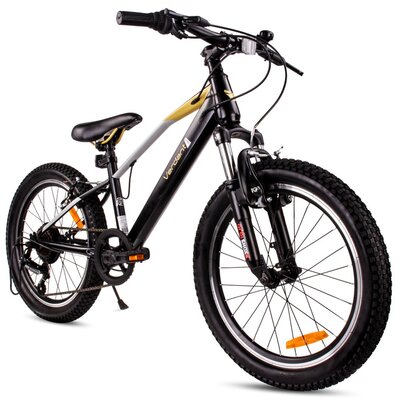 Rower dziecięcy SUN BABY Verdant Juniper 20 cali dla chłopca Czano-złoty