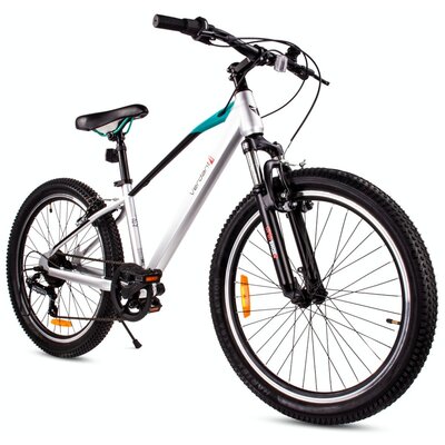 Rower młodzieżowy SUN BABY Verdant Juniper 24 cale dla chłopca Srebrny