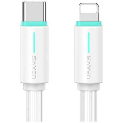 Kabel USB-C - Lightning USAMS SJ735USB02 30W 1 m Biały