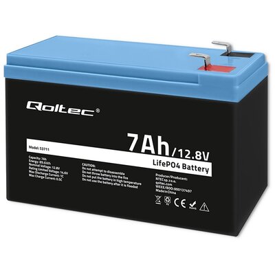 Akumulator QOLTEC 53711 7Ah 12.8V