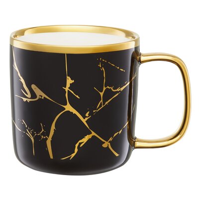 Kubek AMBITION Royal 43646 Czarno-złoty