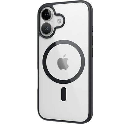 Etui ROCK Guard MagSafe Stand do Apple iPhone 16 Plus Czarno-przezroczysty